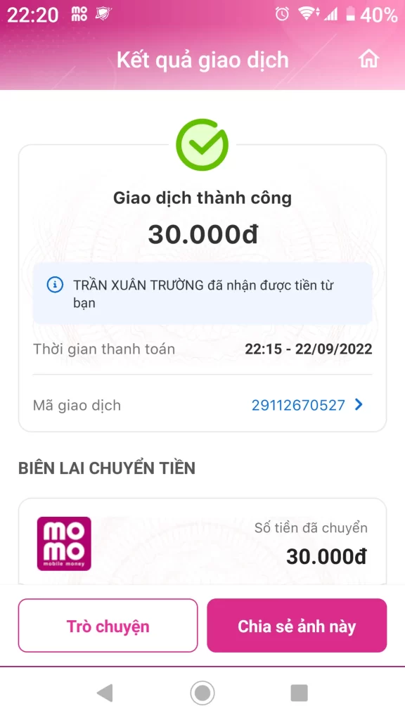 Evidence against Tran Xuan Truong 