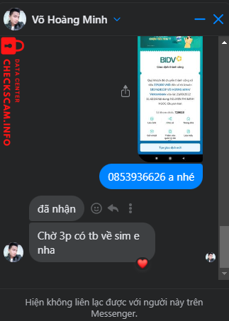 Evidence against VÕ HOÀNG MINH