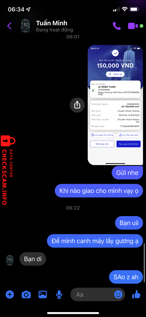 Evidence against Lê minh tuấn