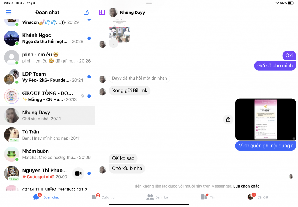 Evidence against TRAN HONG NHUNG