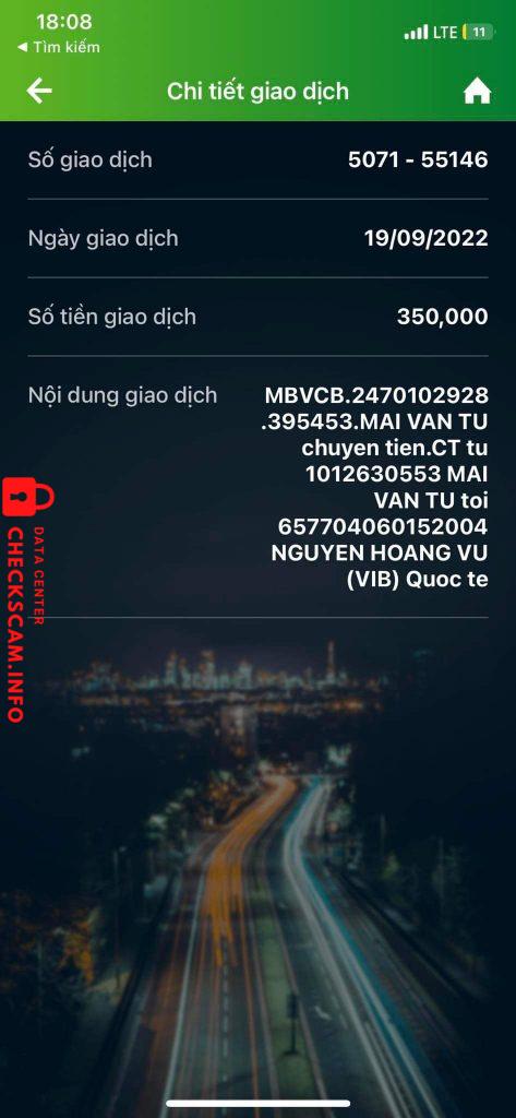 Evidence against Đỗ Thành Nguyên