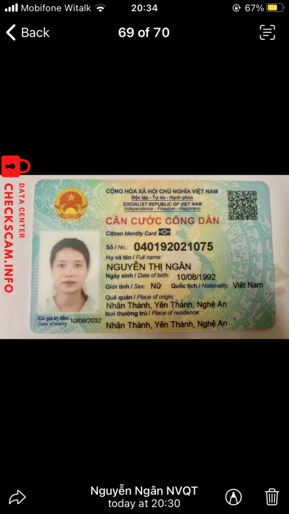 Evidence against Nguyen quang nhat
