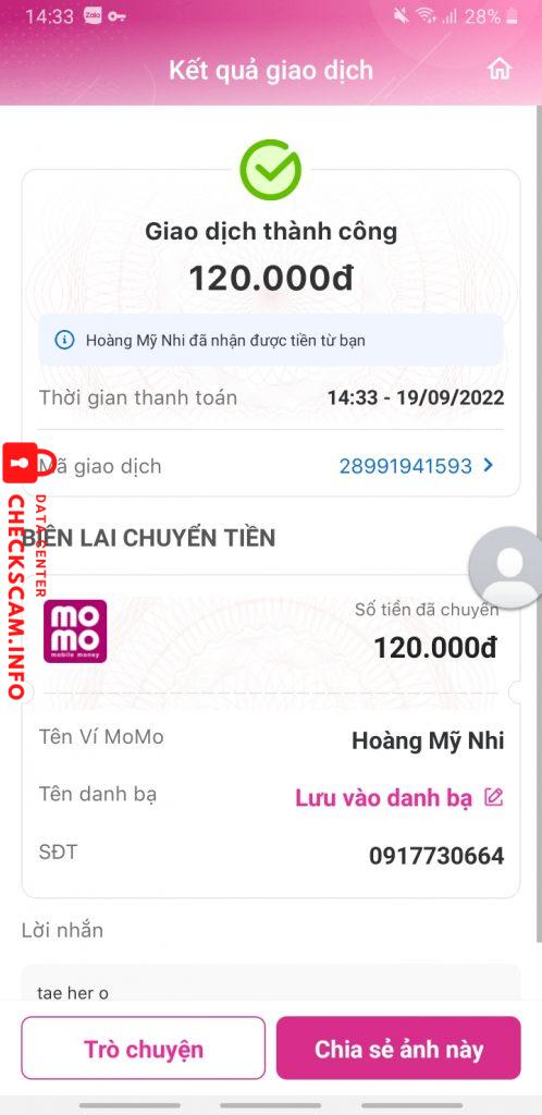 Evidence against Hoành Mỹ Nhi