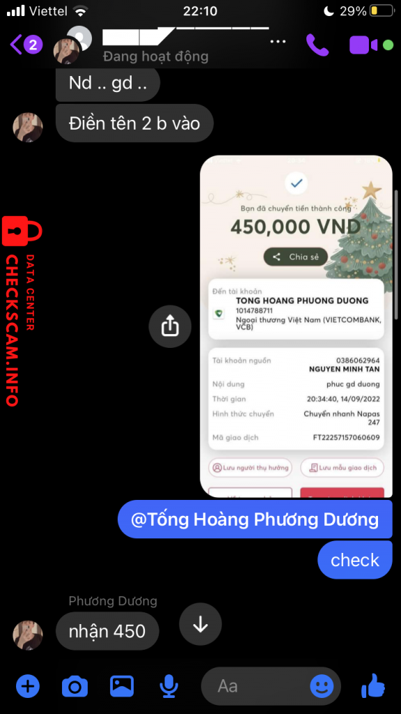 Evidence against Le Viet Duong