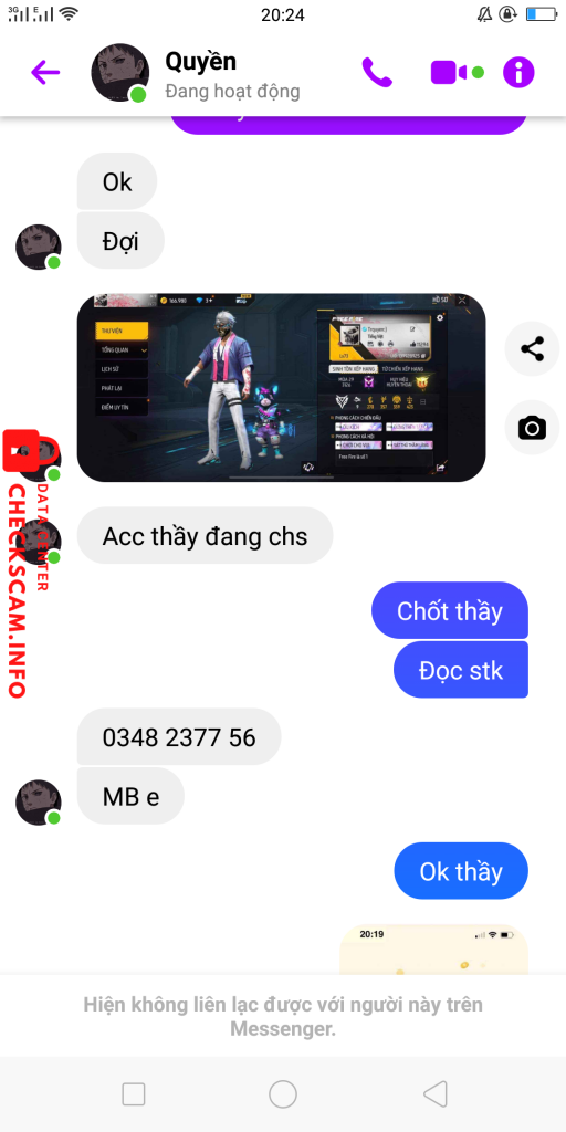 Evidence against TRAN VAN QUYEN