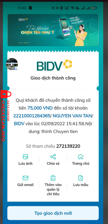Evidence against Nguyen Van Tan