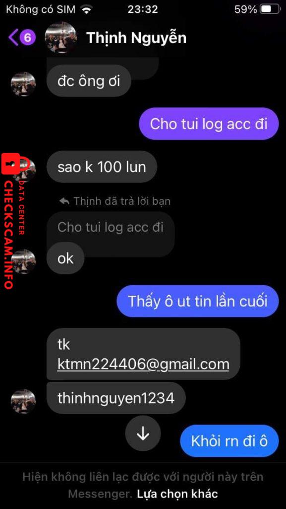 Evidence against NGUYEN VAN