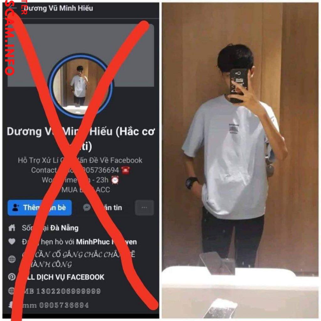 Evidence against DUONG VU MINH HIEU