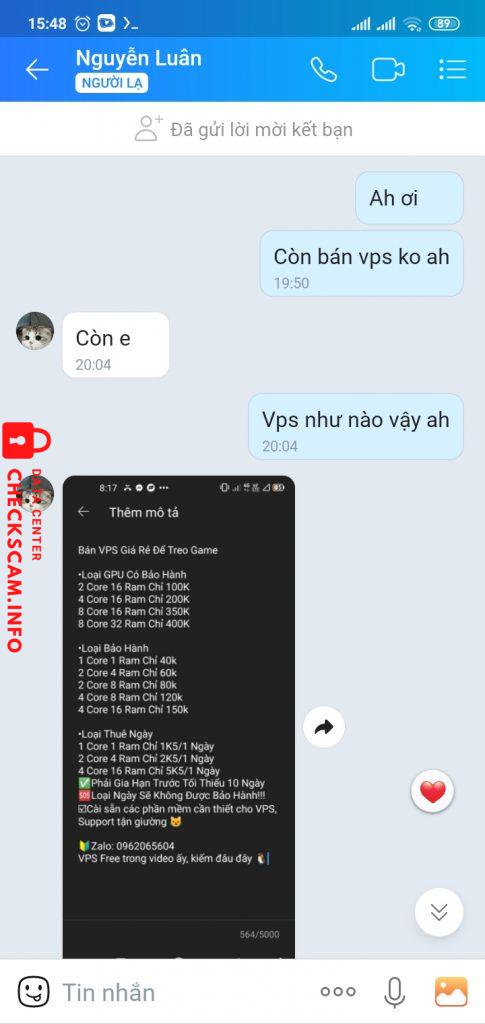 Evidence against Nguyễn Bá Luân