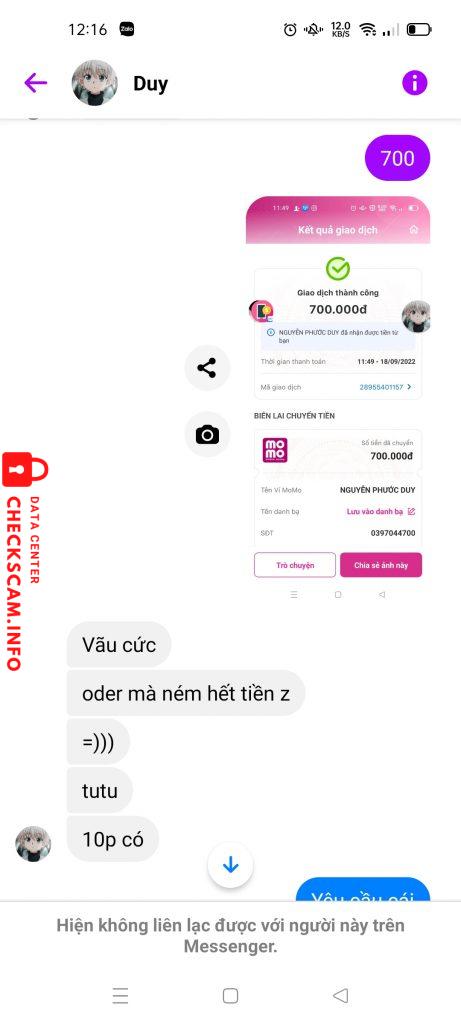 Evidence against Nguyễn Phước Duy