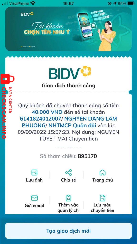 Evidence against Nguyen dang lam phuong