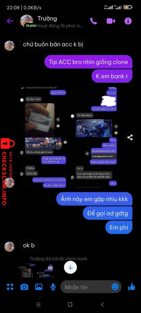 Evidence against Le trong hoan