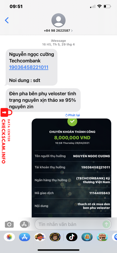 Evidence against nguyễn ngọc cường