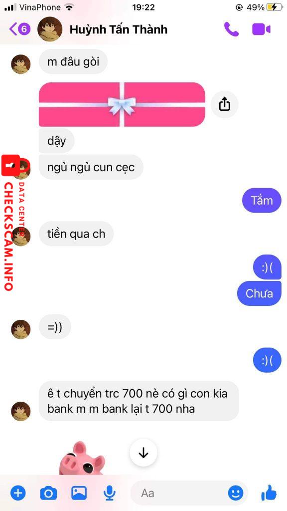 Evidence against Huỳnh Tấn Thành