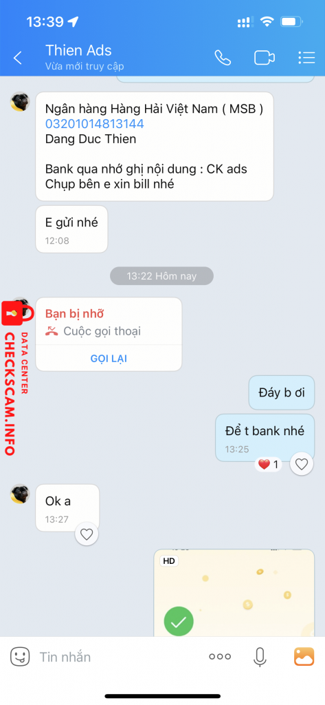 Evidence against Dang duc thien