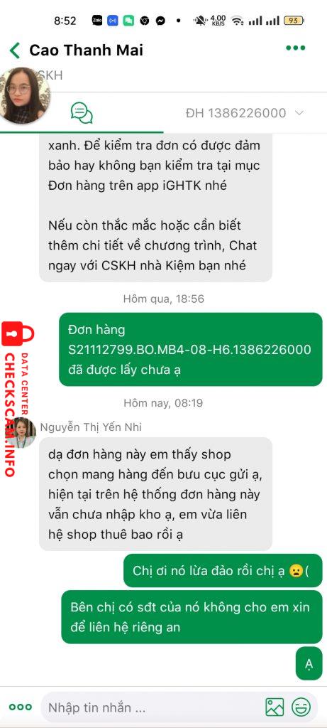 Evidence against VU DUC THIEN