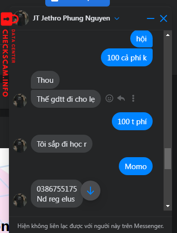 Evidence against phungga667