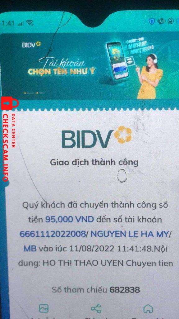针对的证据 vu thi hang trang