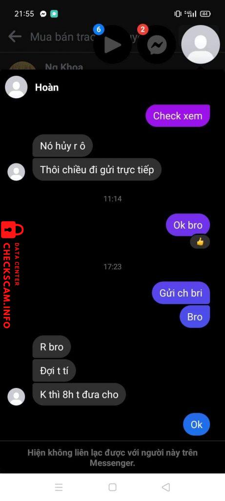 Evidence against Hoang Van Tuan