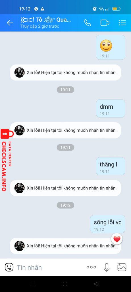 Evidence against Tô Quang Huy