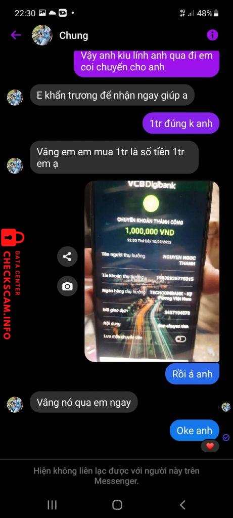 Evidence against Nguyễn ngọc thanh