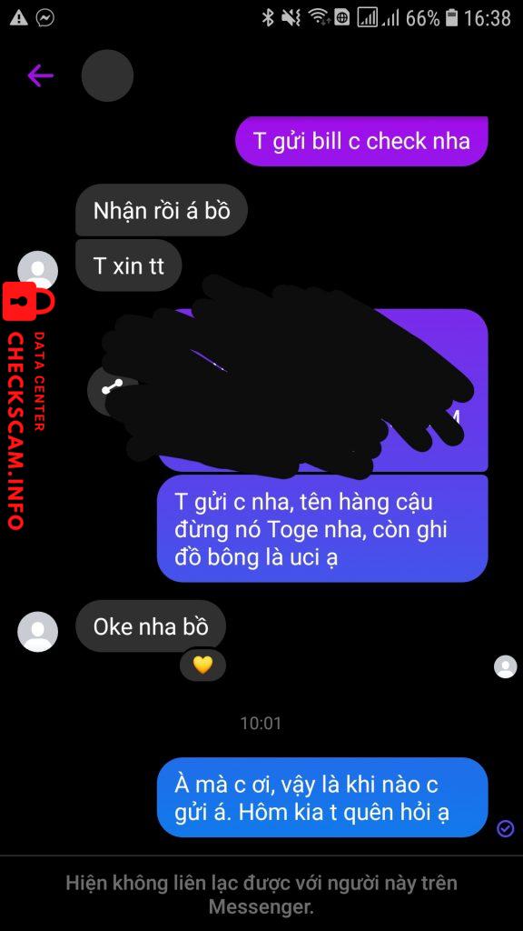 Evidence against NGUYEN THI DONG