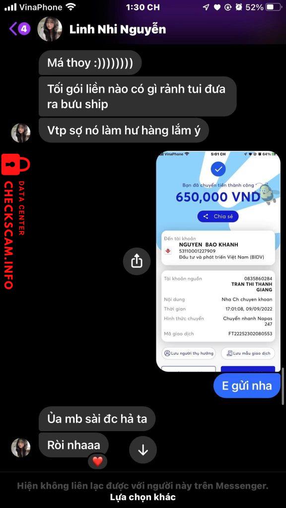 Evidence against NGUYEN BAO KHAN