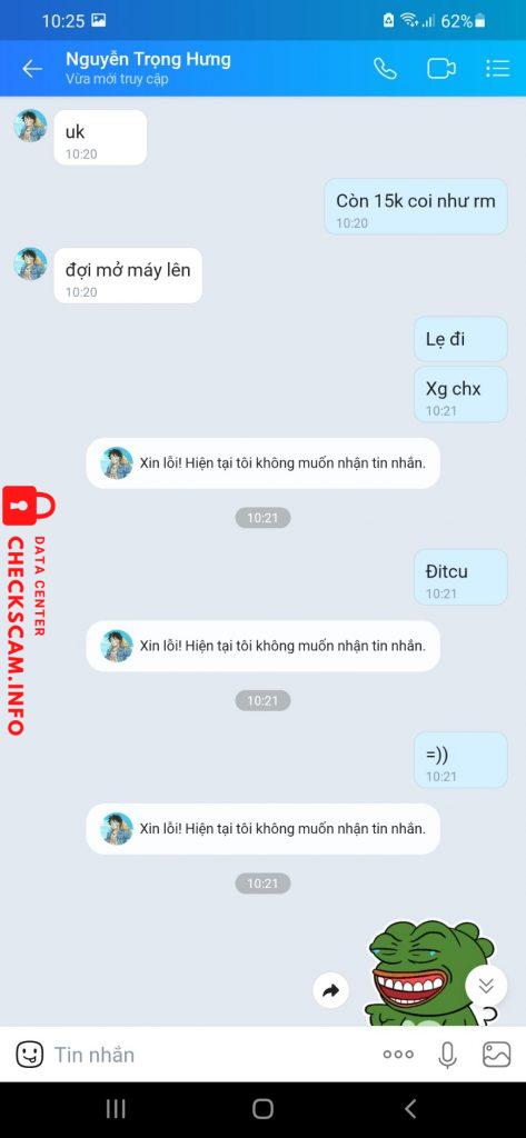 Evidence against Nguyễn Trọng Hưng