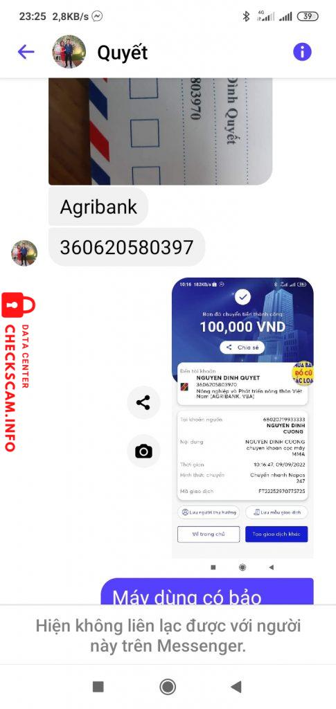 Evidence against Nguyễn Đình Quyết