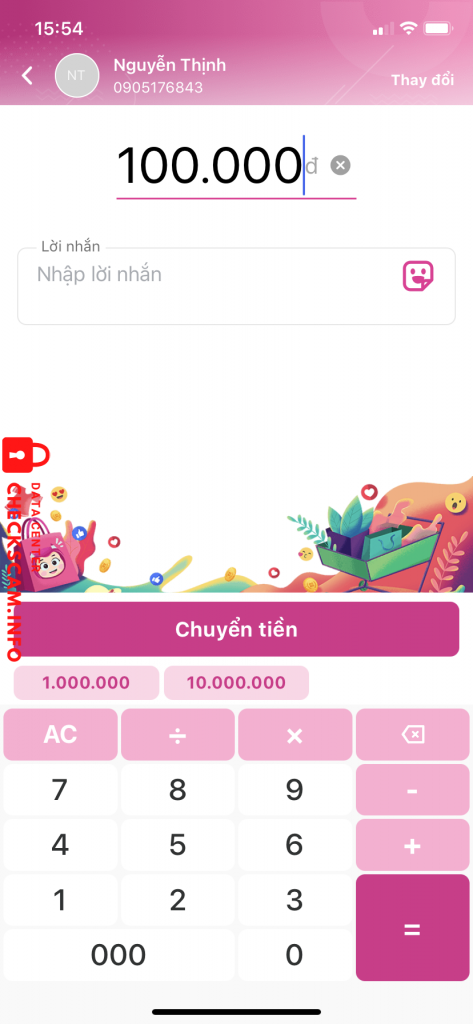 Evidence against Nguyễn Thịnh