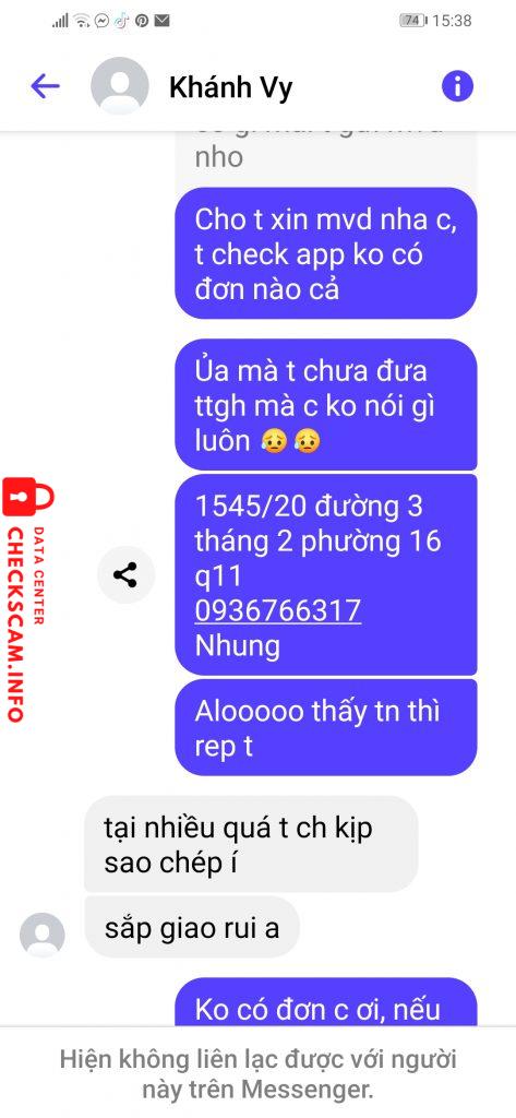Evidence against KHÁNH VY