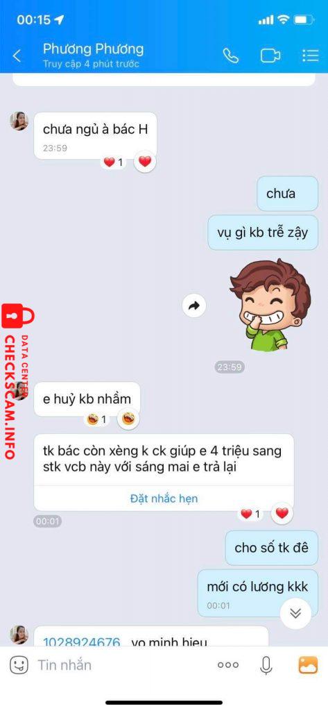 Evidence against VO MINH HIEU