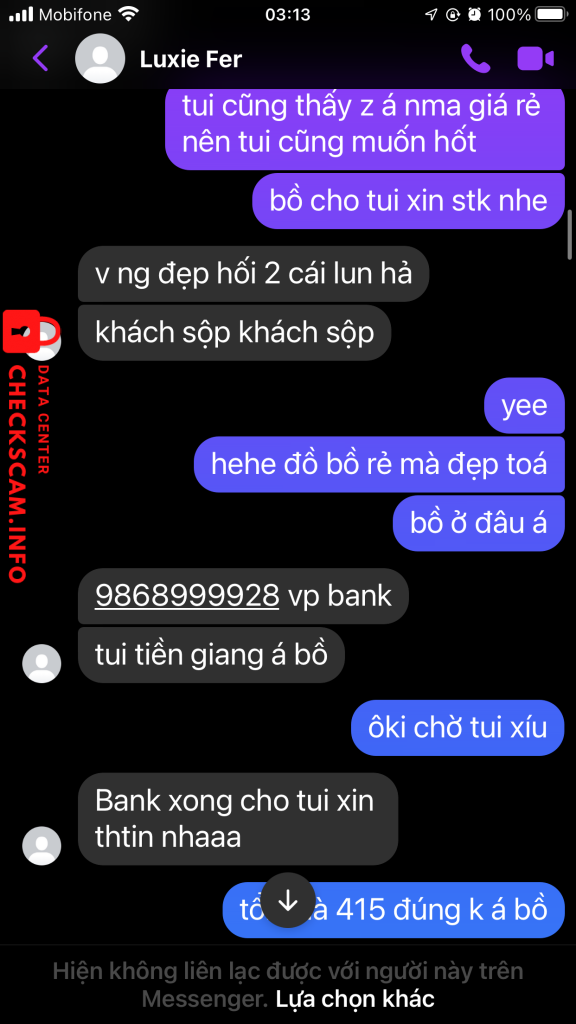 Evidence against VO THI NGOC DIEM