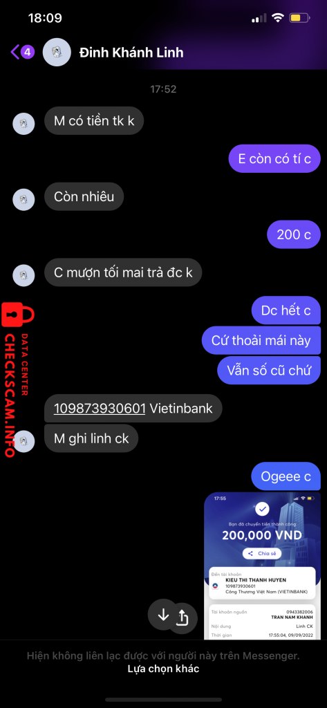 Evidence against KIEU THI THANH HUYEN
