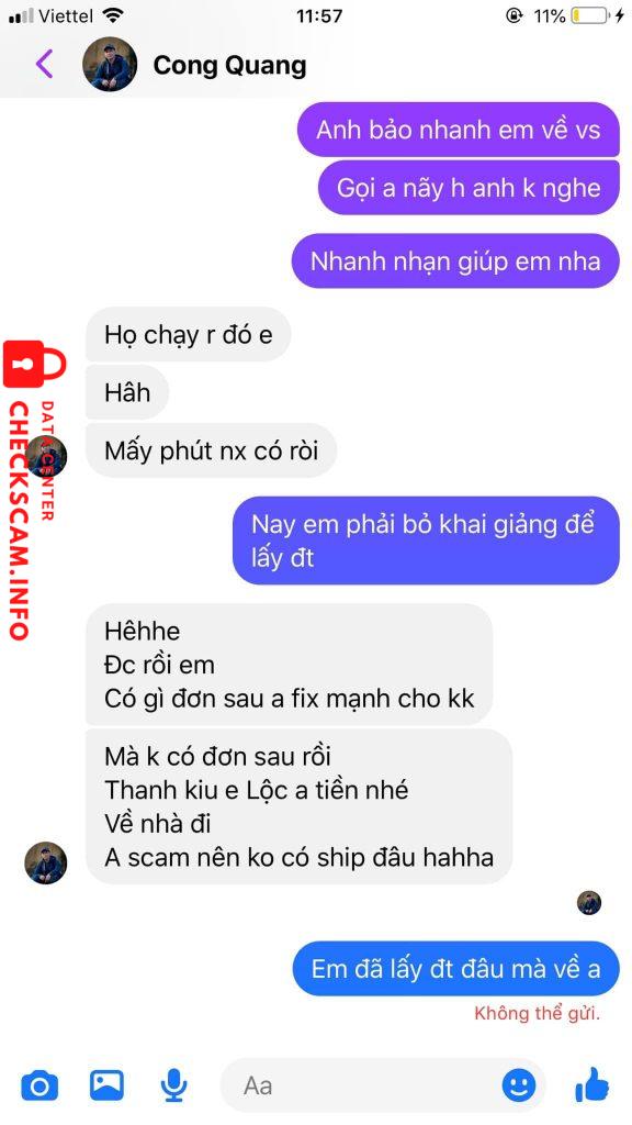 Evidence against BUI QUANG CONG