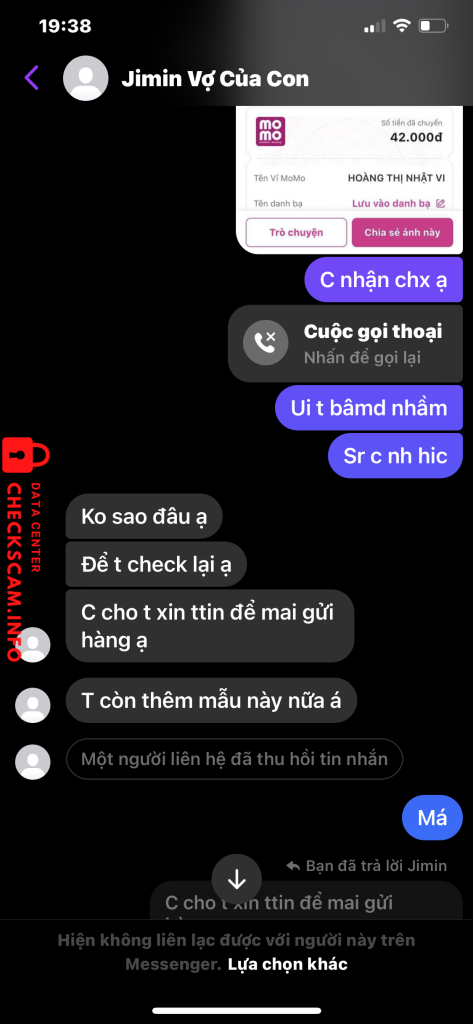 Evidence against Hoang Thi Nhat Vi