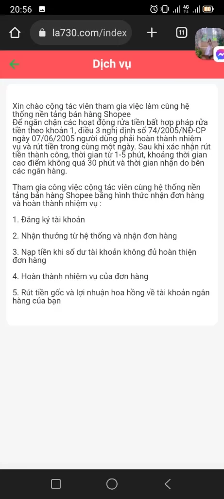 Evidence against La730.com – NGUYEN VAN BEN