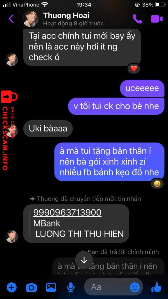 Evidence against LUONG THI THU HIEN