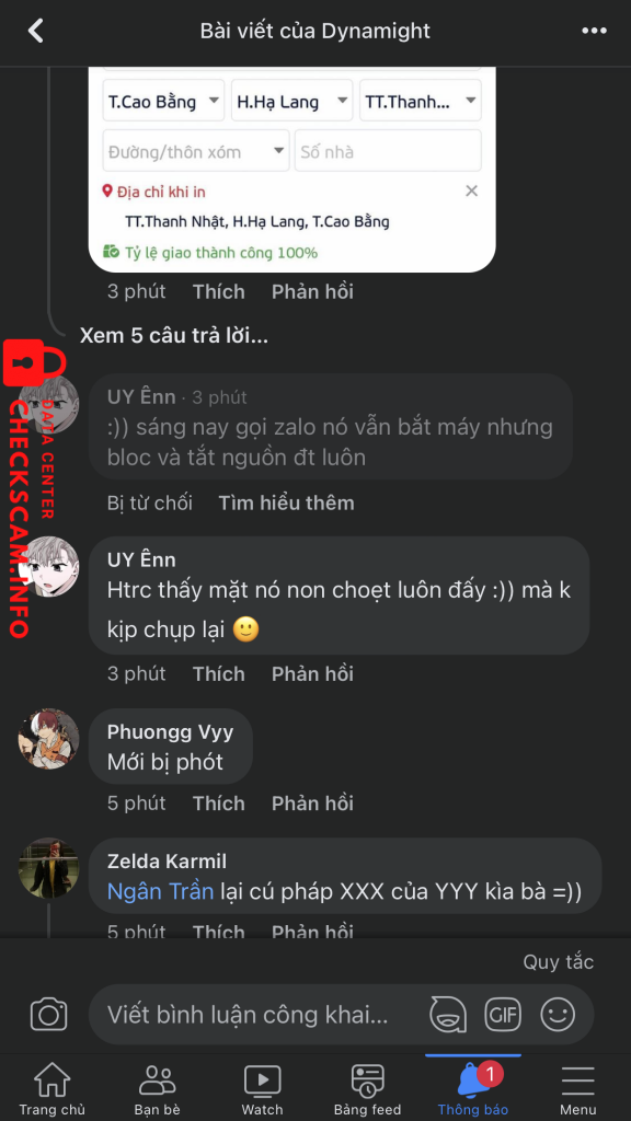 Evidence against Nong thi ly