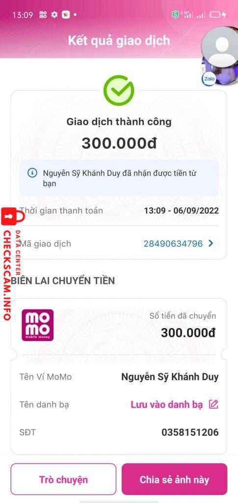 Evidence against Duy Nguyễn