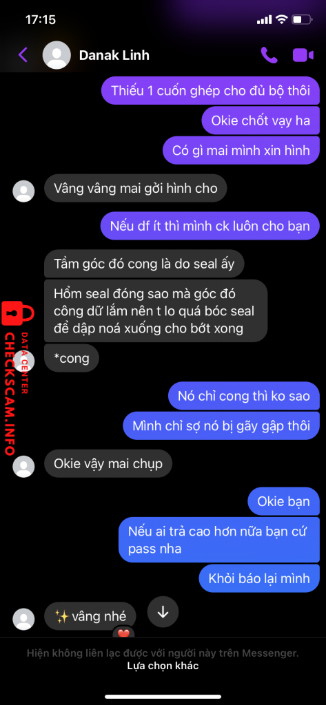 Evidence against Huong Thi Oanh