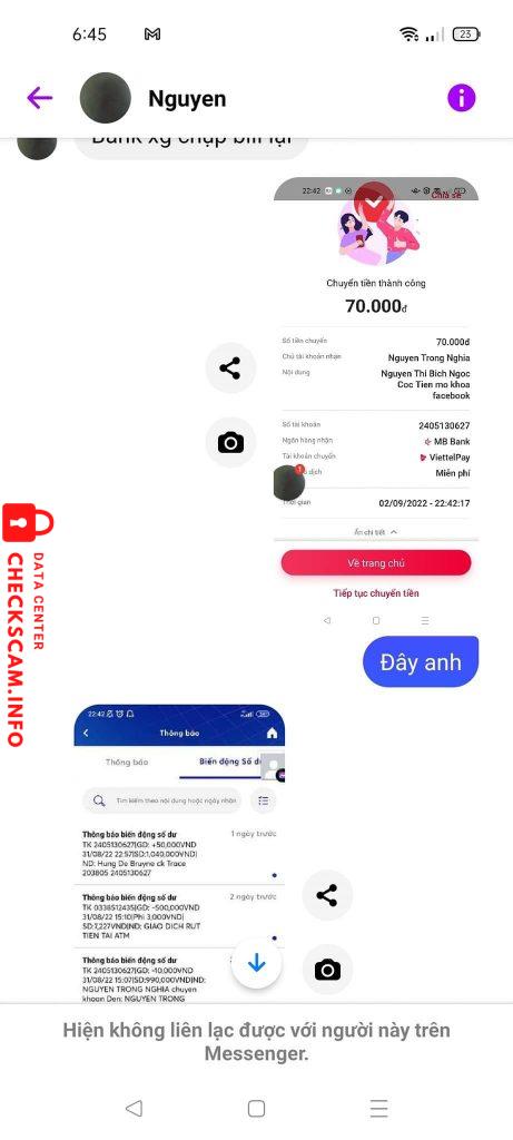 Evidence against Nguyễn Trọng Nghĩa