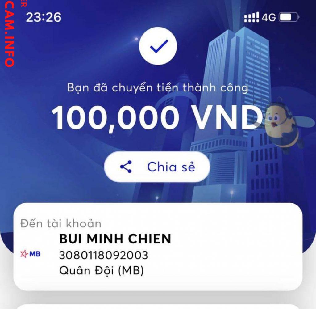 Evidence against Bùi Minh Chiến