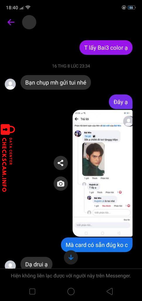 Evidence against TRINH THI LAN