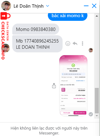Evidence against LE DOAN THINH