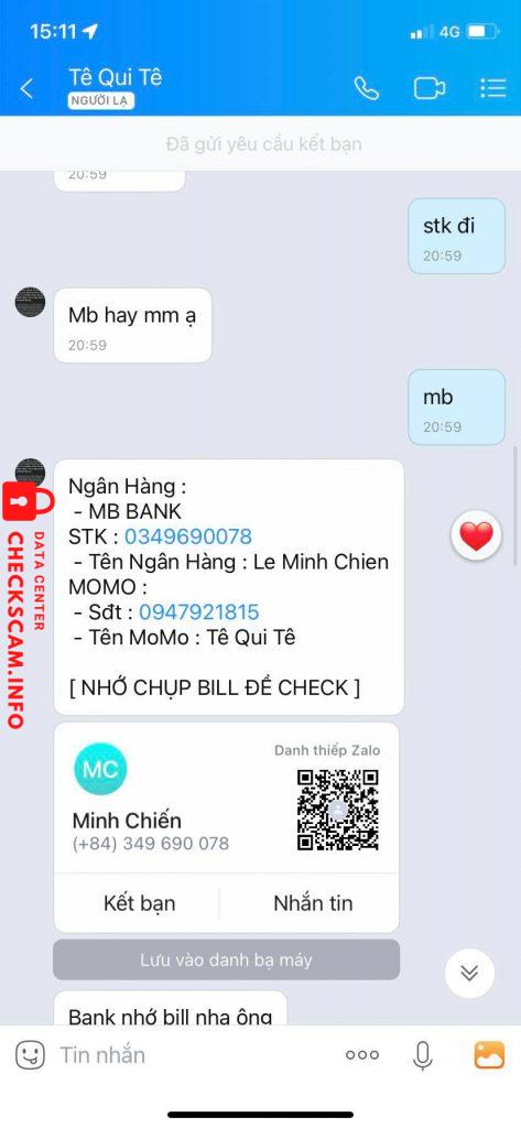 Evidence against Tê Qui Tê