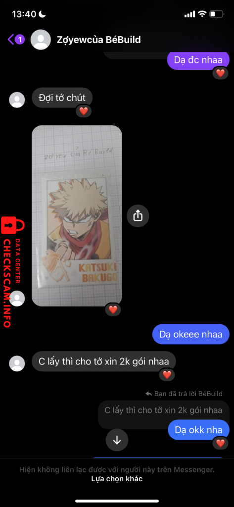 Evidence against Zợyewcủa BéBuild