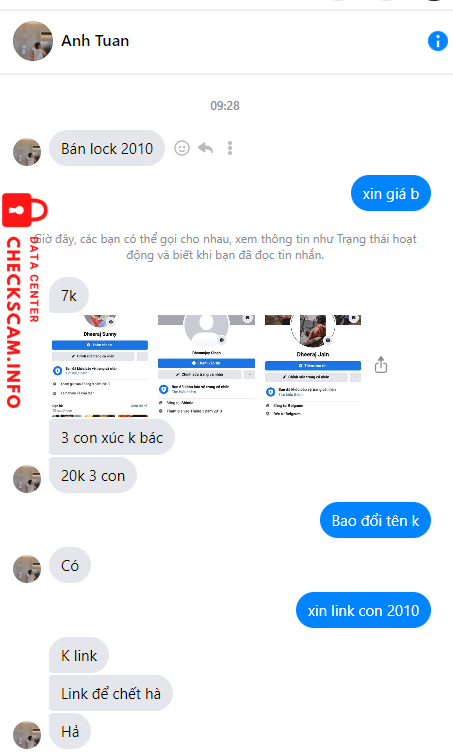 Evidence against PHAM ANH TUAN