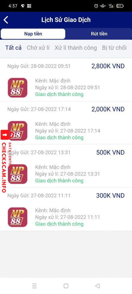 Evidence against Vp88.com