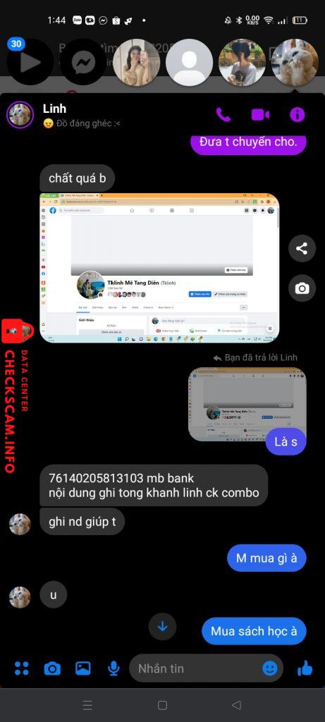 Evidência contra LE THUA QUOC